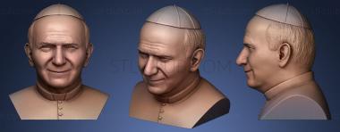 3D мадэль Папа Иоанн Павел II (STL)